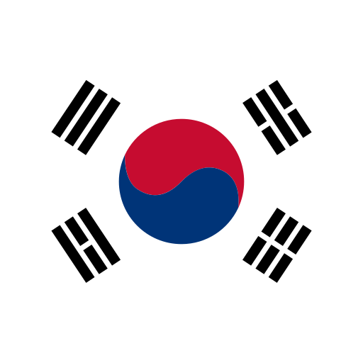 Flag, south korea, country, world icon